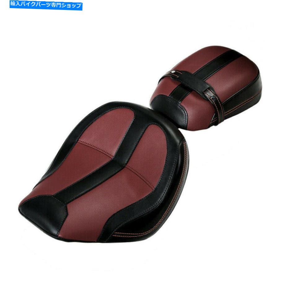 Seats インディアンスカウト2015-2021にぴったりのドライバー助手席60 16-21ブラックバーガンディ Driver Passenger Seat Fit For Indian Scout 2015-2021 Sixty 16-21 Black Burgundy【並行輸入品】|Us Custom Parts Shop USDM