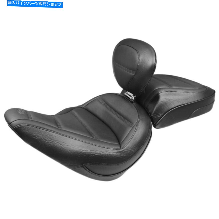 Seats ムスタングの乗客ツーリングシート-FLSL（黒）79026 Mustang Passenger Touring Seat - FLSL (Black) 79026【並行輸入品】