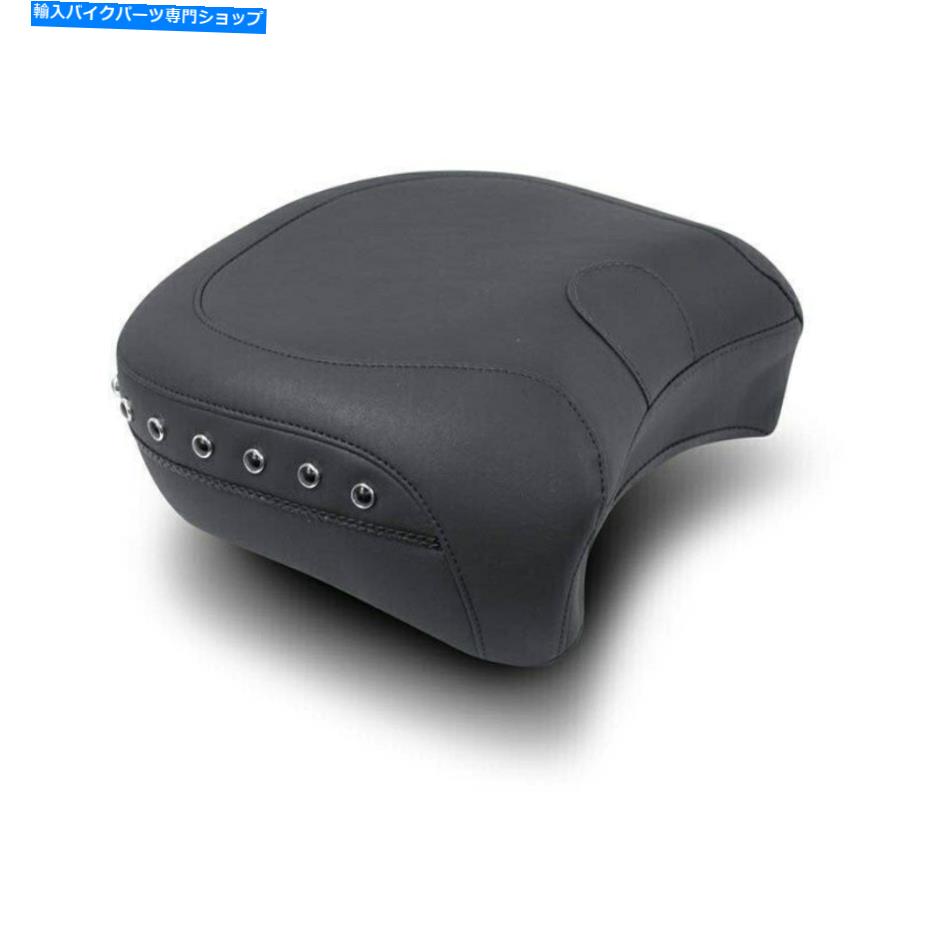 Seats ムスタングは、退屈な後部座席ハーレーFLツーリング2006-20＆ロードキング97-07 Mustang Studded Recessed Rear Seat Harley FL Touring 2006-20 & Road King 97-07【並行輸入品】