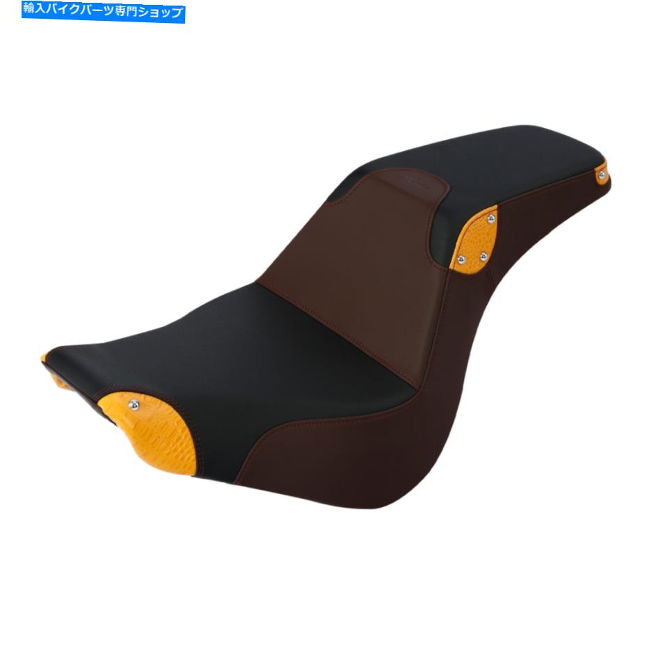 Seats ハーレーソフトアイルストリートボブ2018-2022 18 2019年のドライバー乗客2アップシートフィット Driver Passenger Two-Up Seat Fit For Harley Softail Street Bob 2018-2022 18 2019【並行輸入品】|Us Custom Parts Shop USDM