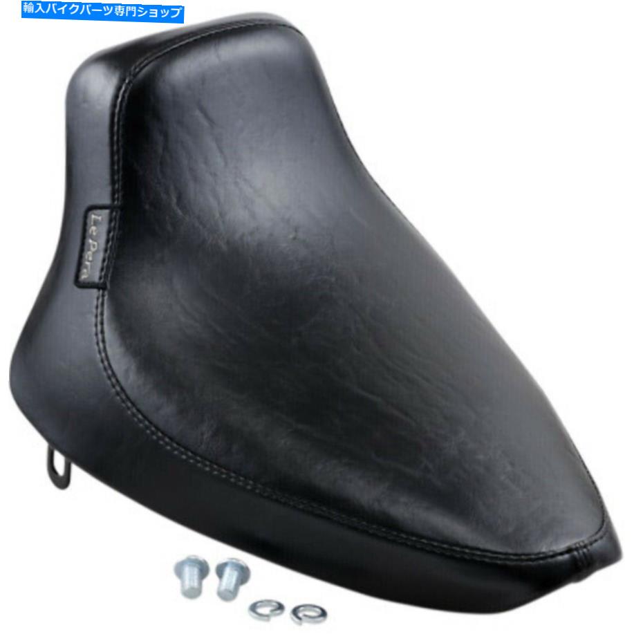 Seats Le Pera Silhouette滑らかな黒いビニールソロシートハーレー1984-99 Softail FXST FLST Le Pera Silhouette Smooth Black Vinyl Solo Seat Harley 1984-99 Softail FXST FLST【並行輸入品】