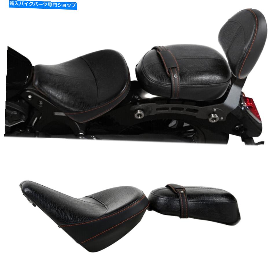 Seats インディアンスカウトに適したブラックドライバーの助手席2016-2023スカウト15-23 18 Black Driver Passenger Seat Fit For Indian Scout Sixty 2016-2023 Scout 15-23 18【並行輸入品】|Us Custom Parts Shop USDM