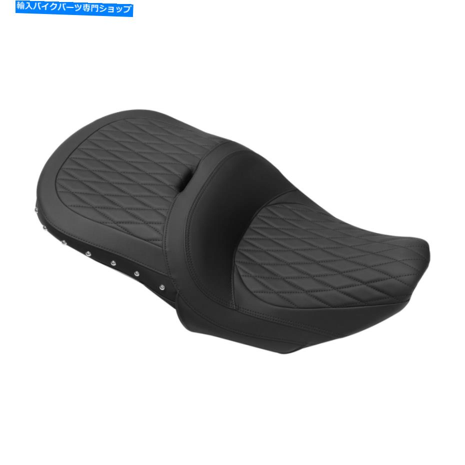 Seats Indian Chieftain Dark Horse 2016-2022 15 Blackに適したPUドライバーの助手席 PU Driver Passenger Seat Fit For Indian Chieftain Dark Horse 2016-2022 15 Black【並行輸入品】|Us Custom Parts Shop USDM