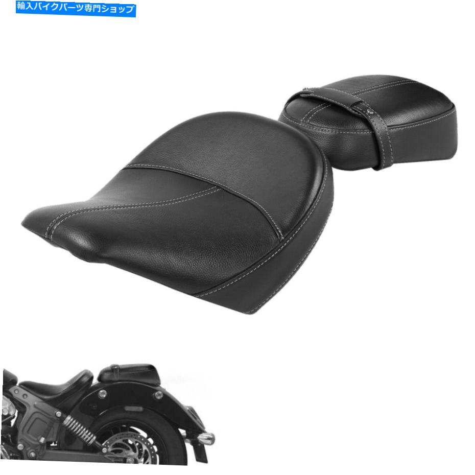 Seats インディアンスカウト2015-2022スカウト60 2016-2022に適したライダードライバーの助手席 Rider Driver Passenger Seat Fit For Indian Scout 2015-2022 Scout Sixty 2016-2022【並行輸入品】
