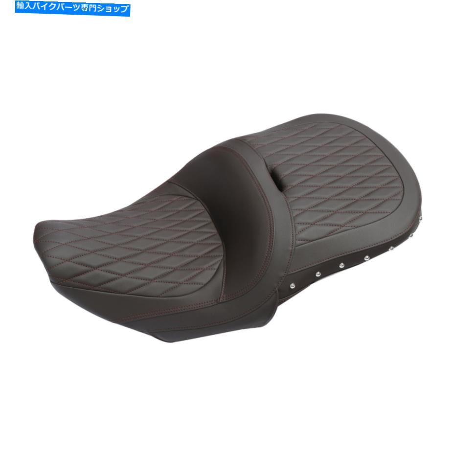 Seats インドのスプリングフィールドロードマスター2014-2022に適したコーヒードライバーと助手席 Coffee Driver & Passenger Seat Fit For Indian Springfield Roadmaster 2014-2022【並行輸入品】