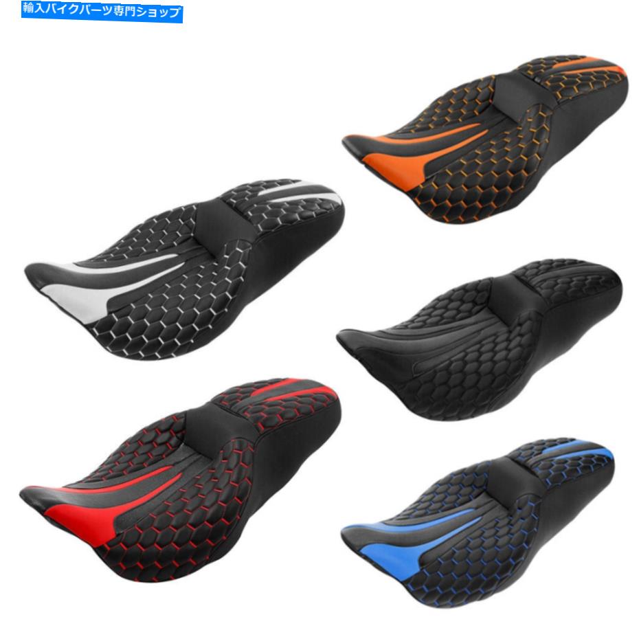 Seats ハーレーツアーロードエレクトラグライドに適したライダードライバーと助手席 Rider Driver & Passenger Seat Fit For Harley Touring Road Electra Glide 09-20【並行輸入品】