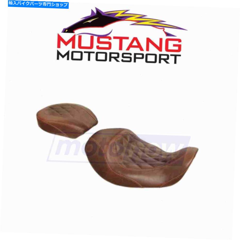 Seats 2008年から2017年のマスタングワイドトリッパーの助手席ハーレーDavidson FXDF FAT BF Mustang Wide Tripper Passenger Seats for 2008-2017 Harley Davidson FXDF Fat bf【並行輸入品】