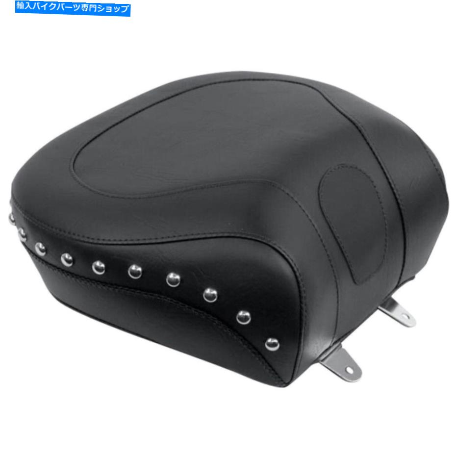 Seats マスタングワイドピリオンシート - スタッズ付き-Softail '00 -'05（黒）79130 Mustang Wide Pillion Seat - Studded - Softail '00-'05 (Black) 79130【並行輸入品】｜Us Custom Parts Shop USDM