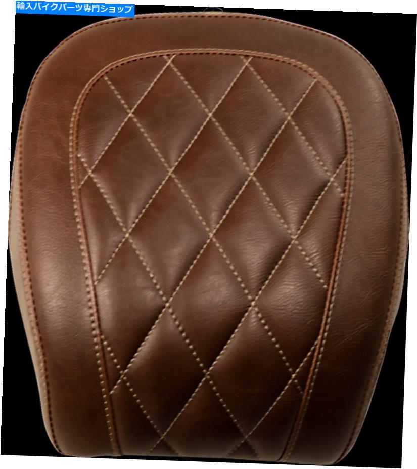 Seats マスタングブラウンダイヤモンドリア - ピリオンパッドワイドトリッパーソロシート83033 Mustang Brown Diamond Rear - Pillion Pad Wide Tripper Solo Seat 83033【並行輸入品】|Us Custom Parts Shop USDM