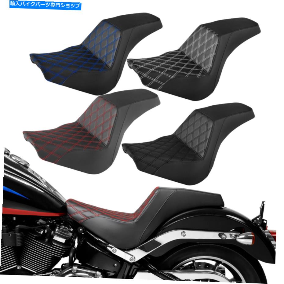 Seats ハーレーソフトアイルスタンダードFXSTストリートボブFXBB 18-22に適したライダーの助手席 Rider Passenger Seat Fit For Harley Softail Standard FXST Street Bob FXBB 18-22【並行輸入品】|Us Custom Parts Shop USDM