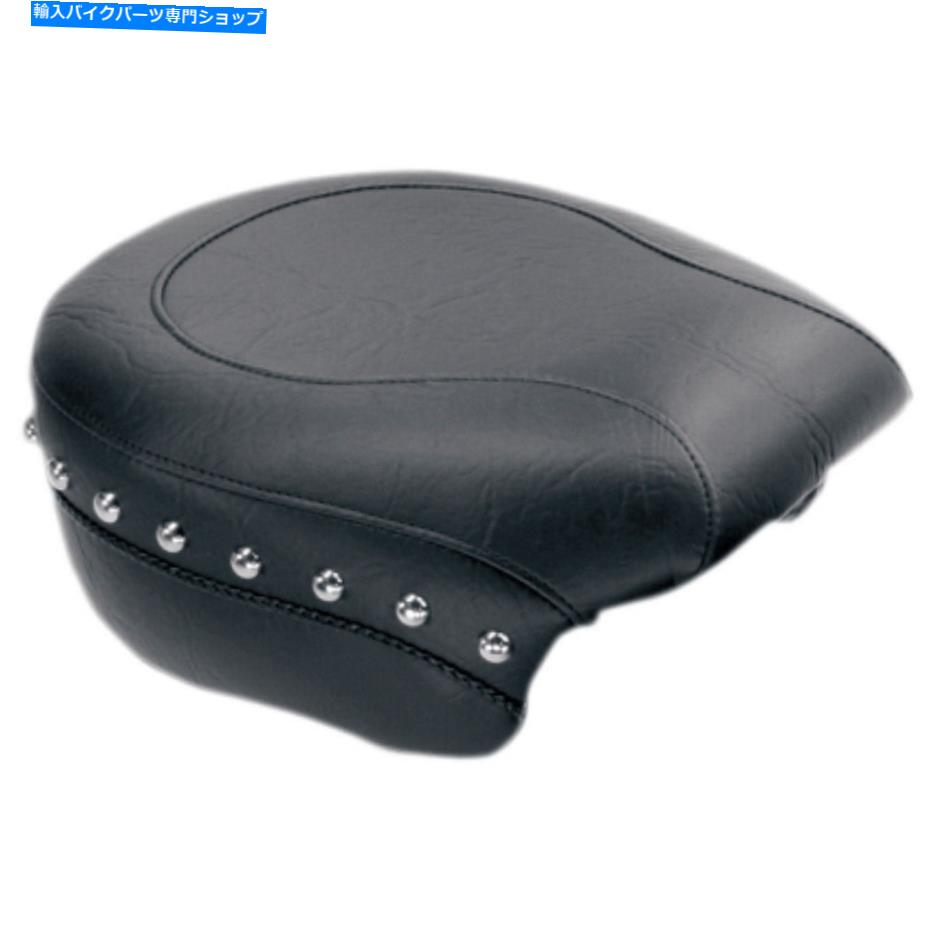 Seats マスタングワイドピリオンシート-Studded -XL '04+（Black）76505 Mustang Wide Pillion Seat - Studded - XL '04+ (Black) 76505【並行輸入品】｜Us Custom Parts Shop USDM