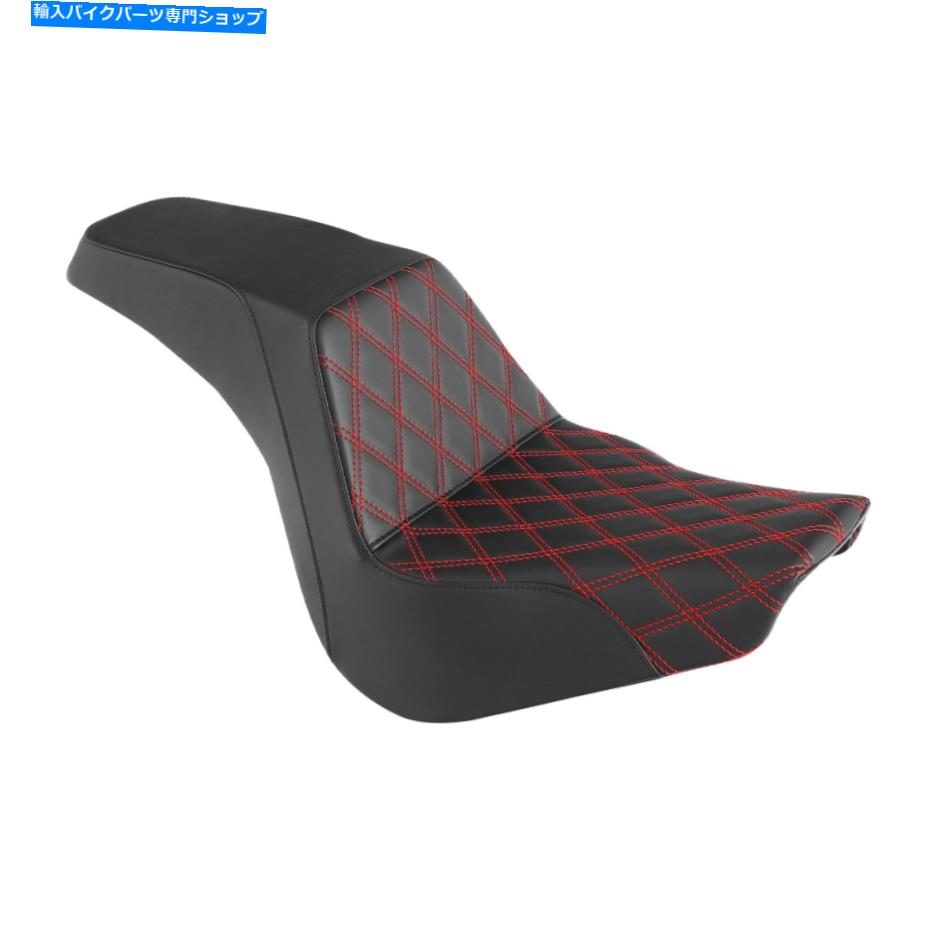 Seats ハーレーソフトアイルストリートボブスタンダードに適したワンピースドライバーの助手席18-21 One Piece Driver Passenger Seat Fit For Harley Softail Street Bob Standard 18-21【並行輸入品】