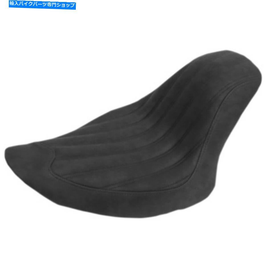 Seats サドルマンブラックナックルリブベッドドライバーソロシートハーレー06-17ソフトアイルFXST FLSTF Saddlemen Black Knuckle Ribbed Driver Solo Seat Harley 06-17 Softail FXST FLSTF【並行輸入品】
