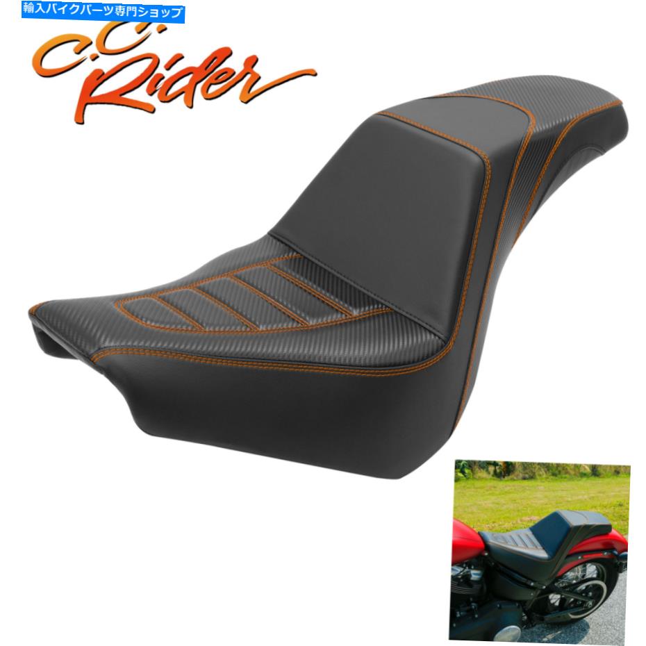 Seats C.C.ライダードライバーの助手席ハーレーソフトアイルスタンダードストリートボブ18アップに適しています C.C.RIDER Driver Passenger Seat Fit For Harley Softail Standard Street Bob 18-Up【並行輸入品】｜Us Custom Parts Shop USDM