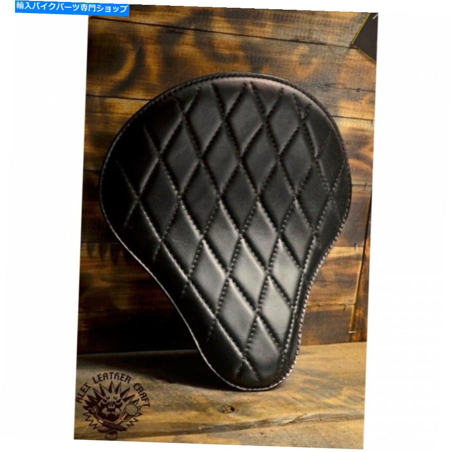 Seats ボブバーチョッパーカスタムレザーハンドメイドソロシート \