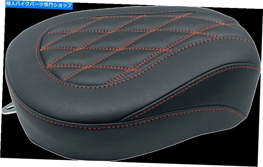 Seats Harley-DavidsonのためのMustang 76648ABワイドトリッパーの助手席 Mustang 76648AB Wide Tripper Passenger Seat For Harley-Davidson【並行輸入品】