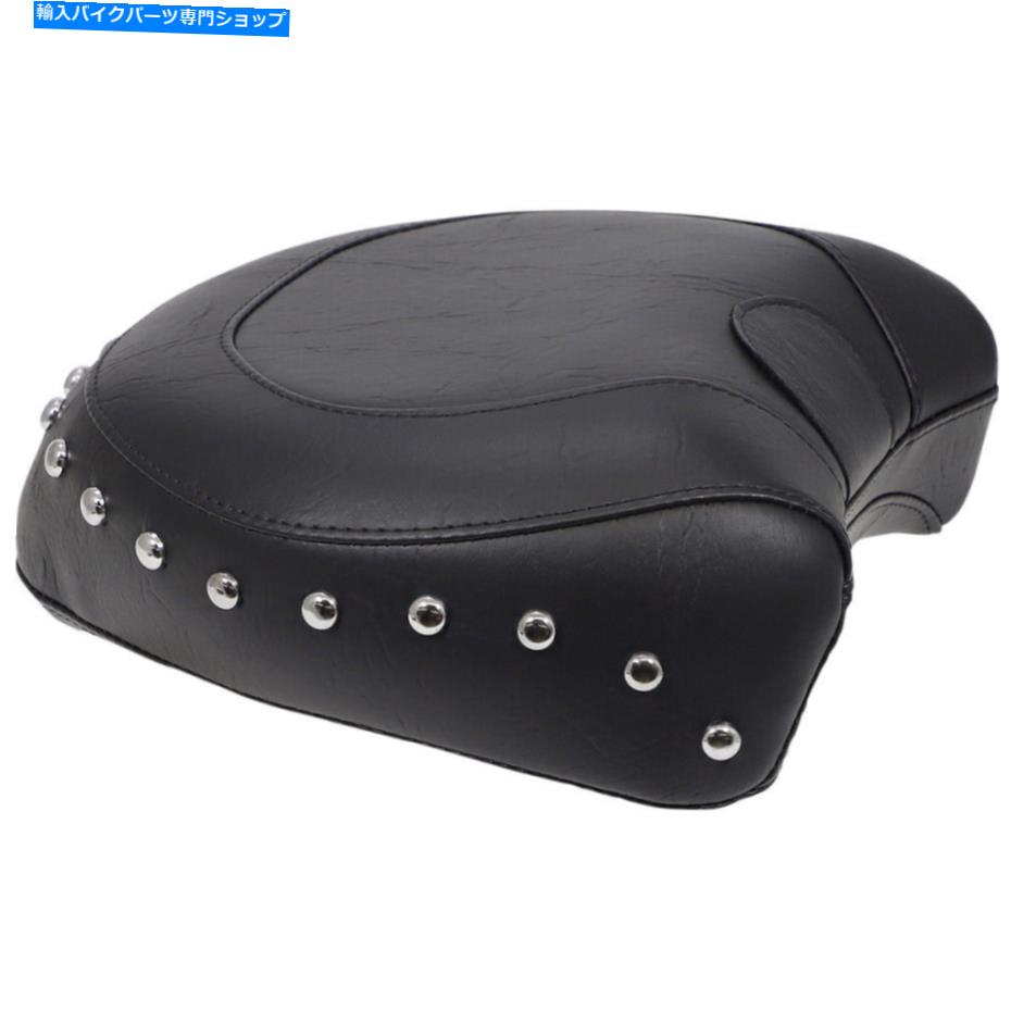 Seats マスタングワイドピリオンシート-Studded -FXD '06 -'17（黒）79347 Mustang Wide Pillion Seat - Studded - FXD '06-'17 (Black) 79347【並行輸入品】
