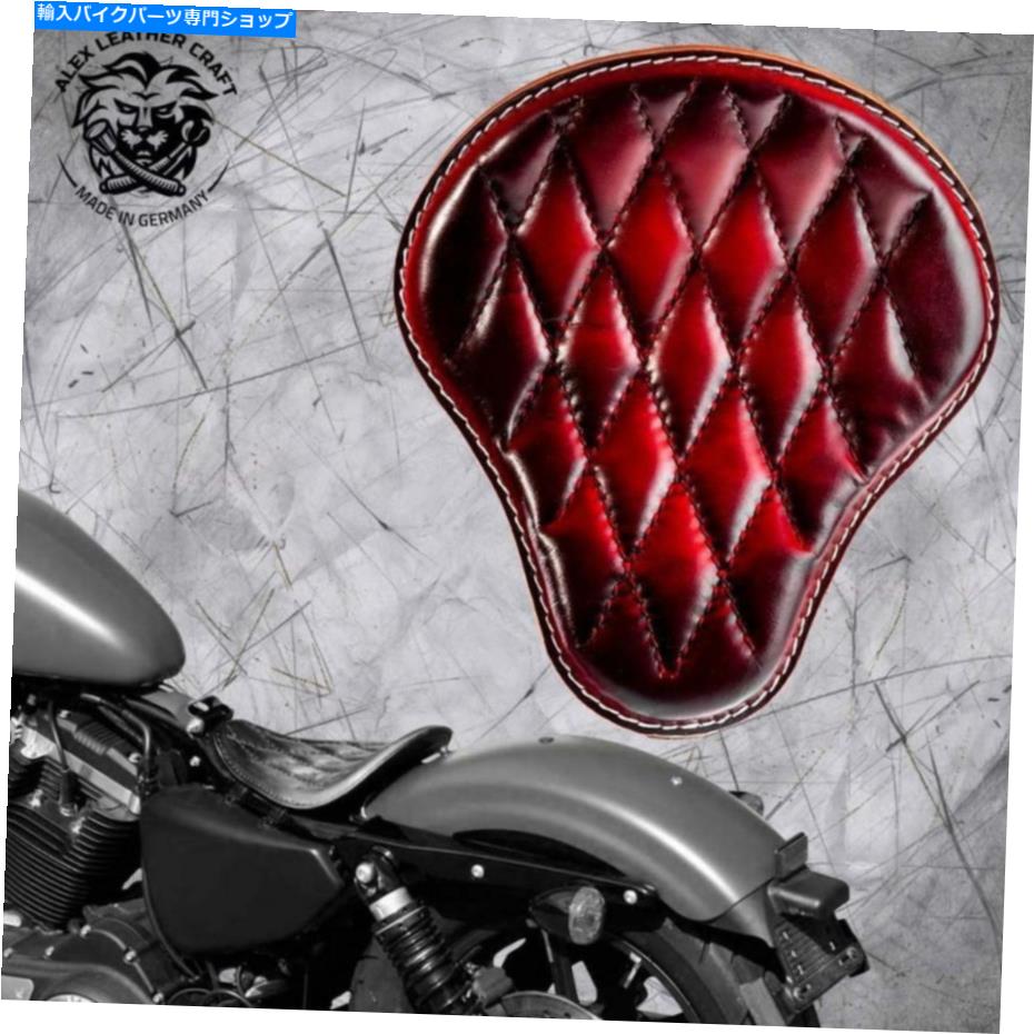 Seats フレームスポーツスター04-20レッドV3のソロシートシート Solo Seat seat on frame Sportster 04-20 Red V3【並行輸入品】