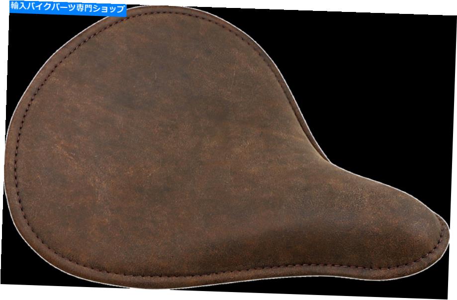 Seats DS大きな茶色の苦しめられた革のロープロファイルスプリングソロシート DS Large Brown Distressed Leather Low Profile Spring Solo Seat【並行輸入品】|Us Custom Parts Shop USDM