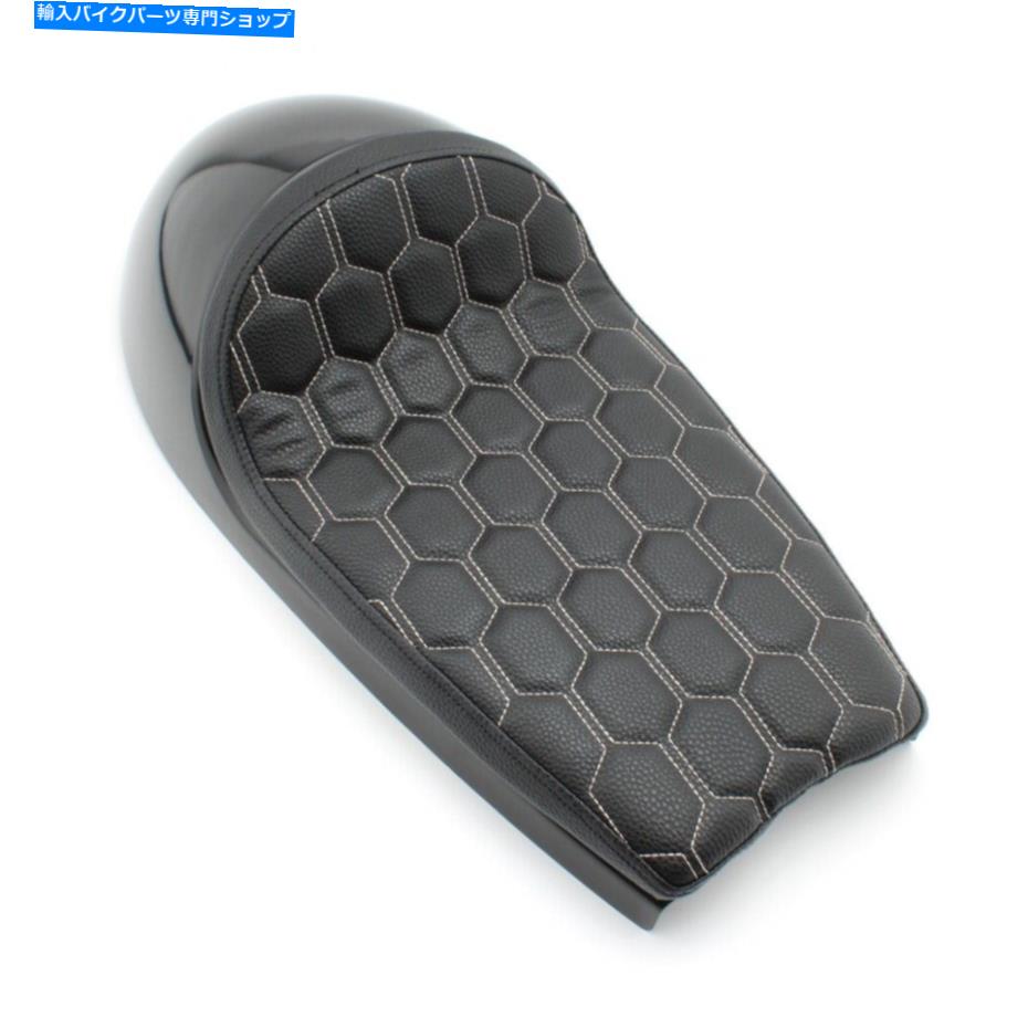Seats ユニバーサルカスタムカフェレーサーストリートスクランブラーシートサドルベンチヴィンテージブラックA6 Universal Custom Cafe Racer Street Scrambler Seat Saddle Bench Vintage Black A6【並行輸入品】