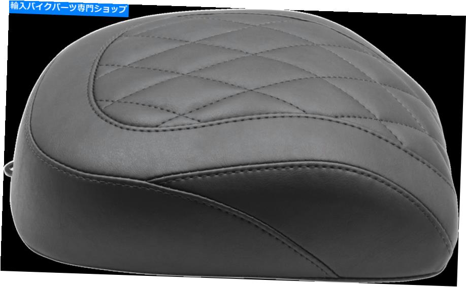 Seats マスタング[83063]ワイドトリッパーソロシートブラックダイヤモンドリア - ピリオンパッド Mustang [83063] Wide Tripper Solo Seat Black Diamond Rear - Pillion Pad【並行輸入品】