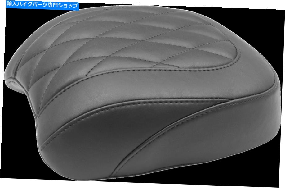 Seats マスタングブラックダイヤモンドリア - ピリオンパッドワイドトリッパーソロシート83018 Mustang Black Diamond Rear - Pillion Pad Wide Tripper Solo Seat 83018【並行輸入品】