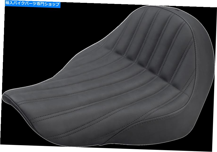 Seats サドルマンナックルリブベッドステッチソロシート2018-2022ハーレーソフトアイルFXLR FLSB Saddlemen Knuckle Ribbed Stitch Solo Seat 2018-2022 Harley Softail FXLR FLSB【並行輸入品】