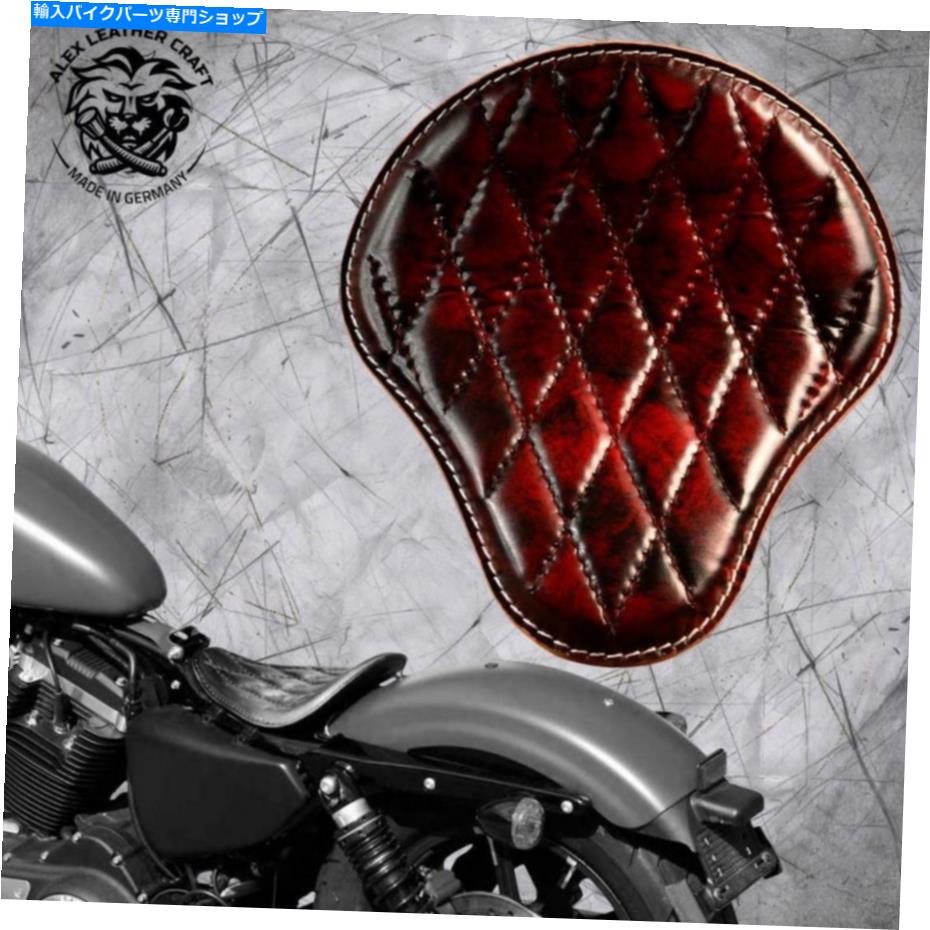 Seats フレームスポーツスター04-20赤と黒のソロシートシートV3 Solo Seat seat on frame Sportster 04-20 Red and black V3【並行輸入品】