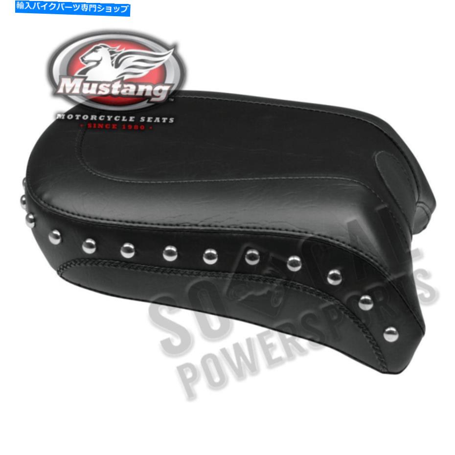 Seats 取り外し可能な背もたれを備えたマスタングリアワイドソロシート-Studded -76235 Mustang Rear Wide Solo Seat with Removable Backrest - Studded - 76235【並行輸入品】｜Us Custom Parts Shop USDM