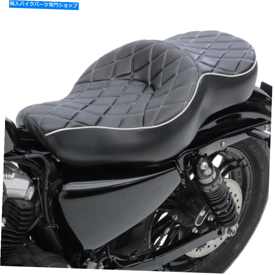 Seats Harley Davidson Sportster 883 04-06 db1の2つのシート Two-Up Seat for Harley Davidson Sportster 883 04-06 DB1【並行輸入品】