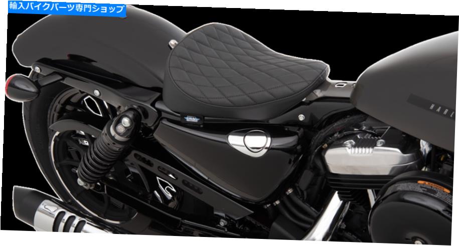 Seats ドラッグスペシャリティボバースタイルソロシートダイヤモンドステッチ0804-0738 Drag Specialties Bobber Style Solo Seats Diamond Stitch 0804-0738【並行輸入品】