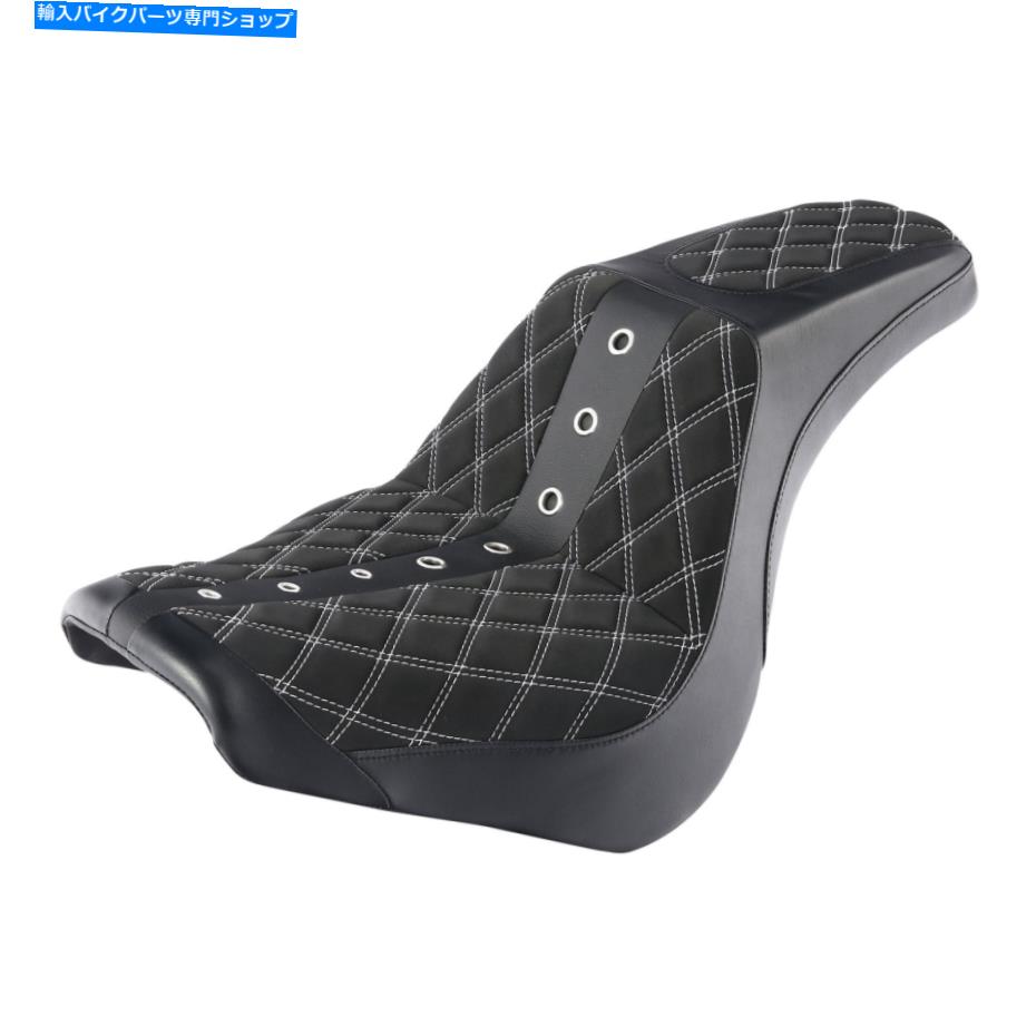 Seats ハーレーソフトアイルストリートボブFXBB FXST 18-2022にフィットする2つのドライバーの助手席 Two-Up Driver Passenger Seat Fit For Harley Softail Street Bob FXBB FXST 18-2022【並行輸入品】｜Us Custom Parts Shop USDM