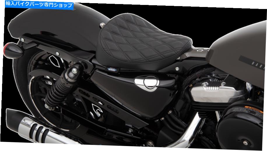 Seats ドラッグスペシャルティーズボバースタイルソロシートダブルダイヤモンドハーレーXL 10-21 0804-0739 Drag Specialties Bobber Style Solo Seat Double Diamond Harley XL 10-21 0804-0739【並行輸入品】｜Us Custom Parts Shop USDM