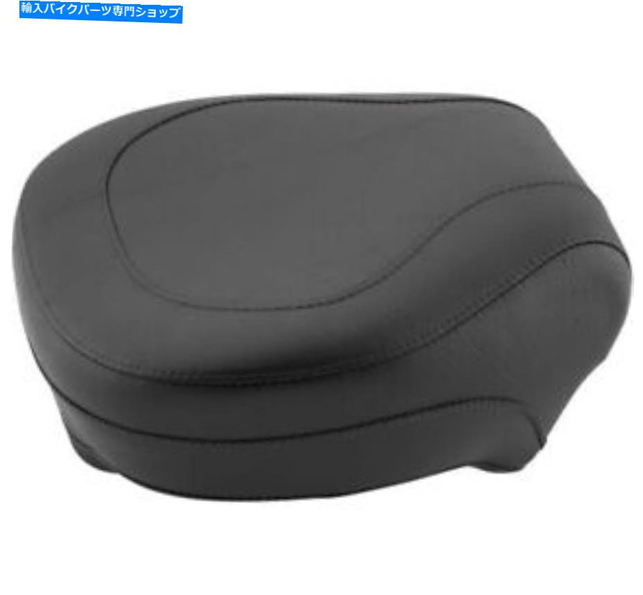 Seats ビンテージワイドスムーズビニールピリオンパッドマスタング75097 00-06ハーレーソフトアイル Vintage Wide Smooth Vinyl Pillion Pad Mustang 75097 For 00-06 Harley Softail【並行輸入品】