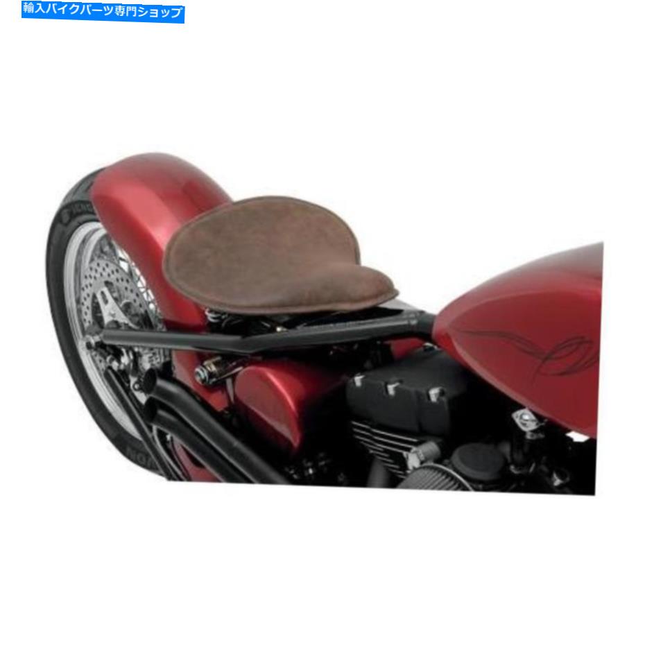 Seats ドラッグスペシャルティー0806-0056大規模なロープロファイルスプリングソロシート - ブラウン Drag Specialties 0806-0056 Large Low Profile Spring Solo Seat - Brown【並行輸入品】|Us Custom Parts Shop USDM