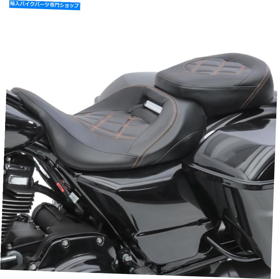 Seats ハーレーCVOロードグライドのシート18-21ドライバー乗客RH3 Seat for Harley CVO Road Glide 18-21 Driver Passenger RH3【並行輸入品】