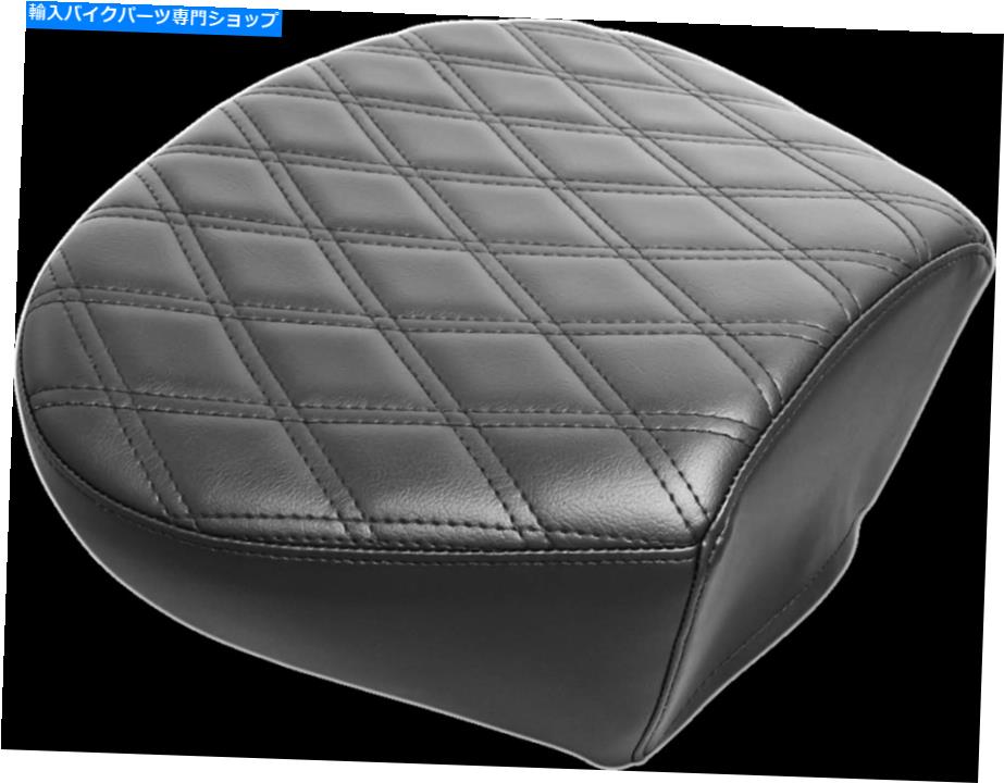 Seats Le Pera Moterey Pillion Pad -Double Diamond -FLH '08 -'19 LK -647SPDD LE PERA Moterey Pillion Pad - Double Diamond - FLH '08-'19 LK-647SPDD【並行輸入品】