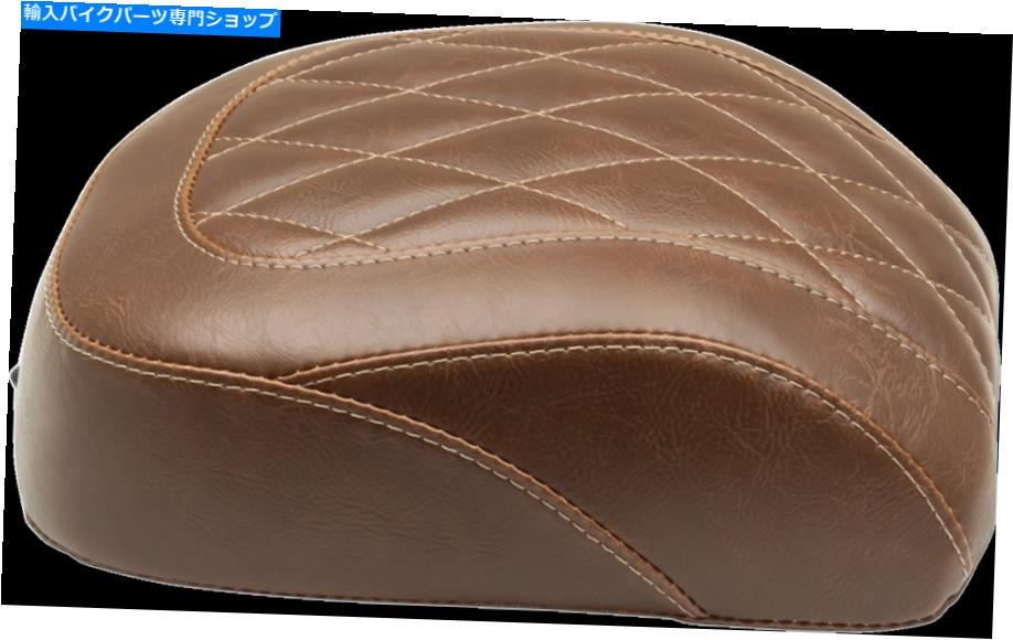 Seats マスタングブラウンダイヤモンドリア - ピリオンパッドワイドトリッパーソロシート83060 Mustang Brown Diamond Rear - Pillion Pad Wide Tripper Solo Seat 83060【並行輸入品】|Us Custom Parts Shop USDM