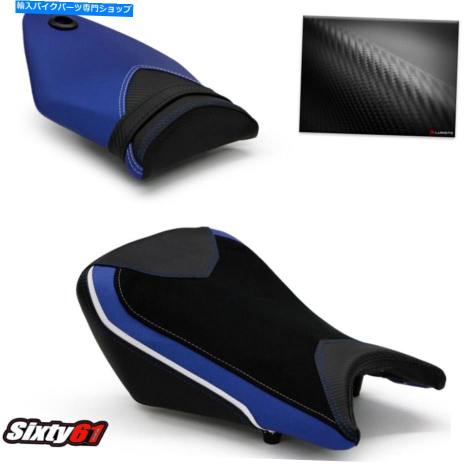 Seats BMW S1000RRシートカバー2012 2013 2014 HP4ブラックブルーフロントリアルイモト BMW S1000RR Seat Covers 2012 2013 2014 HP4 Black Blue Front Rear Luimoto【並行輸入品】|Us Custom Parts Shop USDM