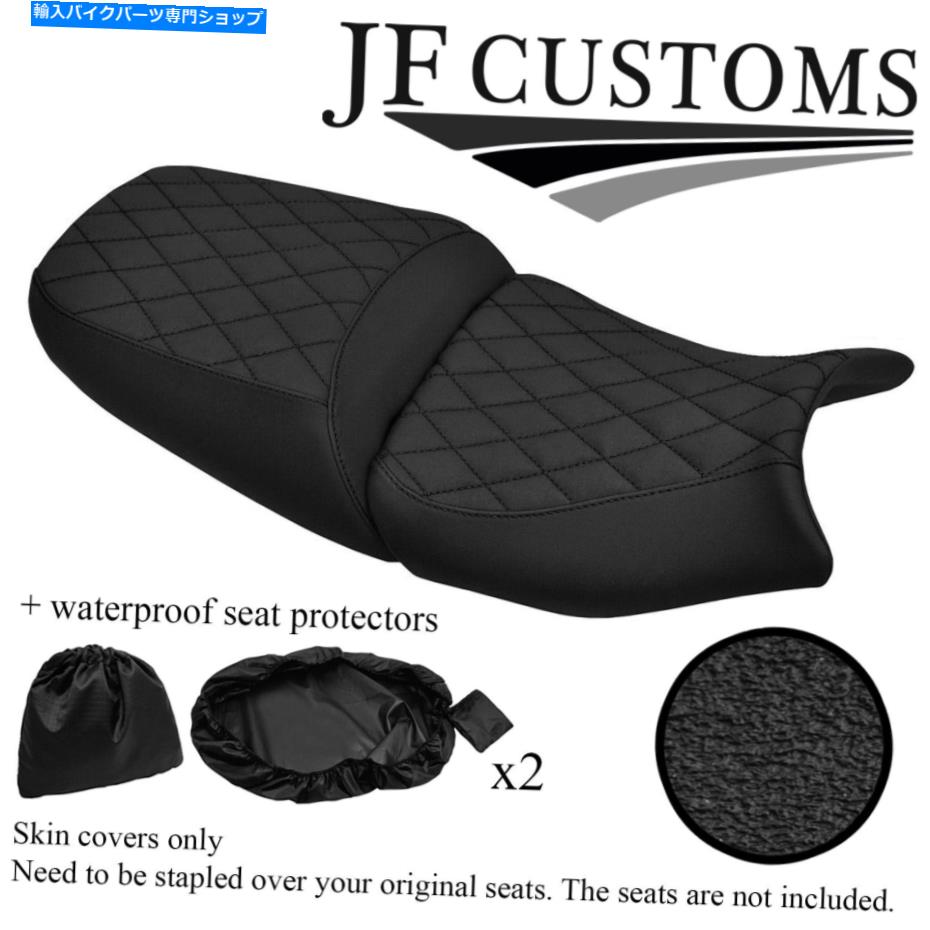 Seats Suzuki GSF 650 1250 07-12シートカバーセット+2x WSPのDSG4ブラックステッチカスタム DSG4 BLACK STITCH CUSTOM FOR SUZUKI GSF 650 1250 07-12 SEAT COVER SET+2X WSP【並行輸入品】