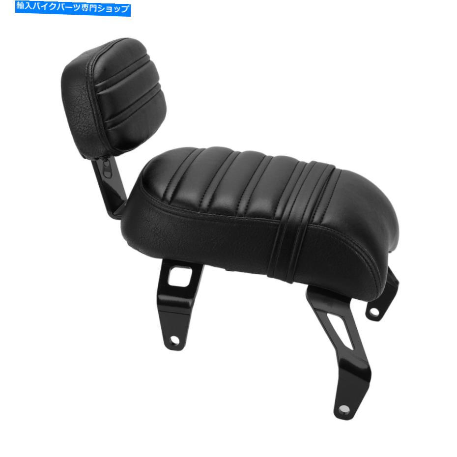Seats （黒）オートバイアクセサリーオートバイパッドレザーバックレスト付きの防水 (black)Motorcycle Accessories Motorcycle Pad Leather Waterproof With Backrest【並行輸入品】