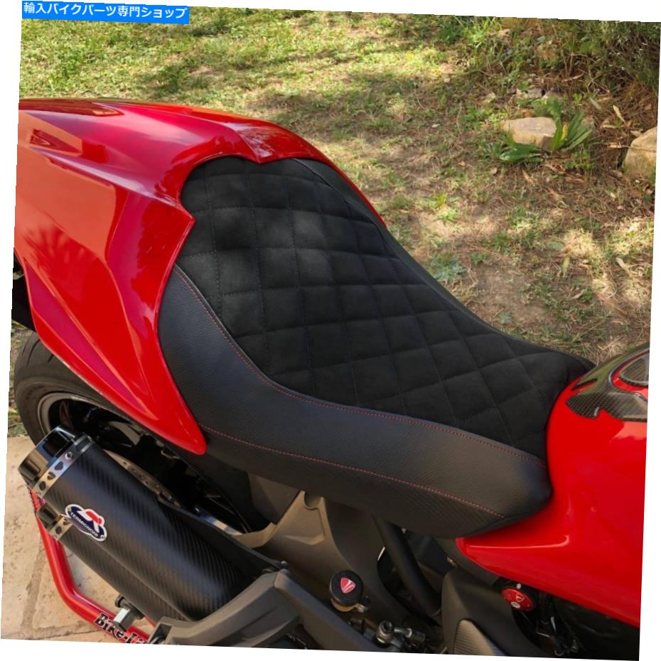 Seats Ducati Monster 821 2014-2017 Tappezzeria Italiaシートカバーダイヤモンドベルベット効果 Ducati Monster 821 2014-2017 Tappezzeria Italia Seat Cover Diamond Velvet Effect【並行輸入品】