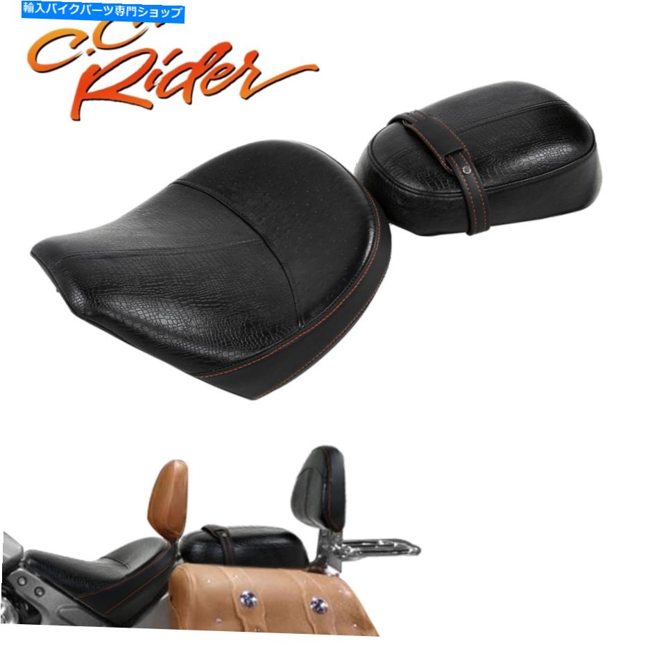 Seats C.C.ライダードライバーの旅客席インディアンスカウトに合った15-23スカウト60 2016-2023 C.C.RIDER Driver Passenger Seat Fit For Indian Scout 15-23 Scout Sixty 2016-2023【並行輸入品】