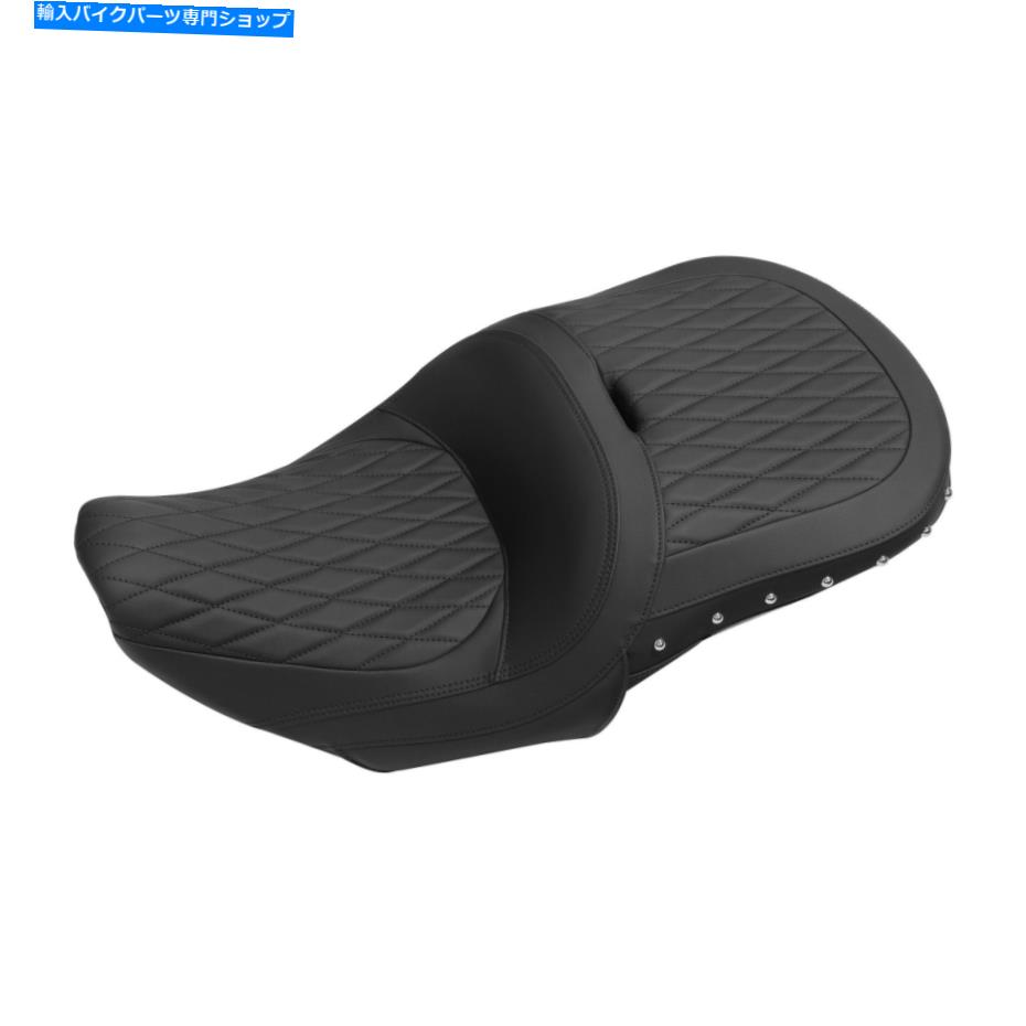 Seats インディアンスプリングフィールドダークホース18-22ヴィンテージ20-21に適したドライバーの助手席 Driver Passenger Seat Fit For Indian Springfield Dark Horse 18-22 Vintage 20-21【並行輸入品】