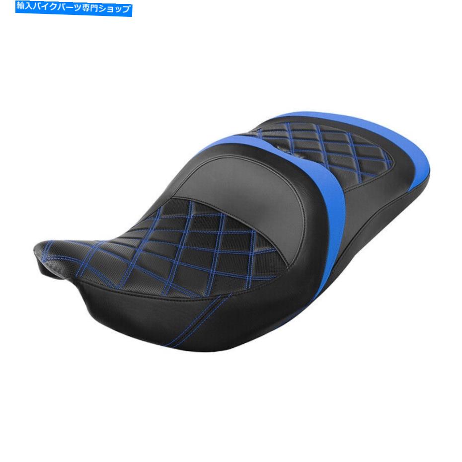 Seats インディアン首長にぴったりのブラック+ブルードライバーの助手席リミテッド17-22 2019 Black+Blue Driver Passenger Seat Fit For Indian Chieftain Limited 17-22 2019【並行輸入品】|Us Custom Parts Shop USDM