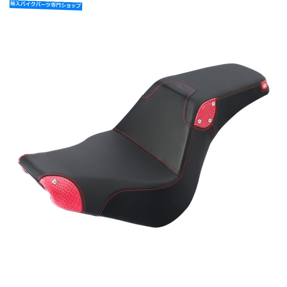 Seats ハーレーソフトアイルストリートボブ2018-2022 2019年に適したライダードライバーと助手席 Rider Driver & Passenger Seat Fit For Harley Softail Street Bob 2018-2022 2019【並行輸入品】