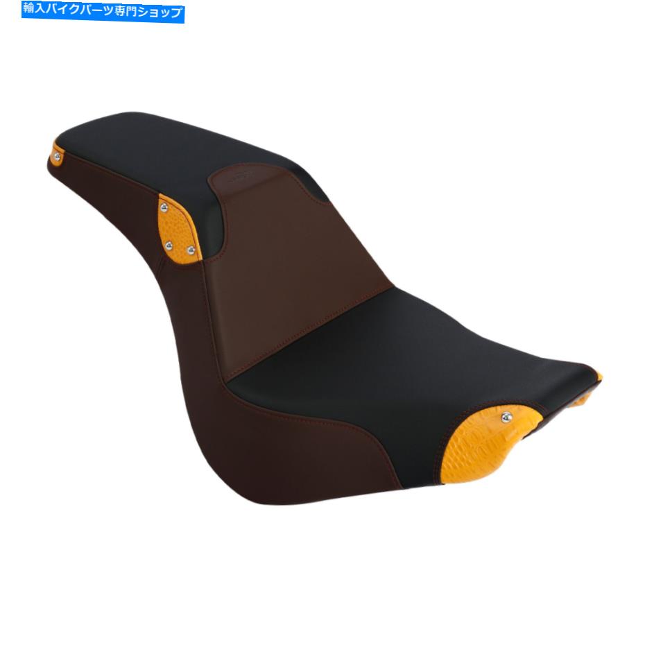 Seats ハーレーソフトアイルストリートボブに適したブラックドライバーの乗客2アップシート2019年18-22 Black Driver Passenger Two-Up Seat Fit For Harley Softail Street Bob 18-22 2019【並行輸入品】