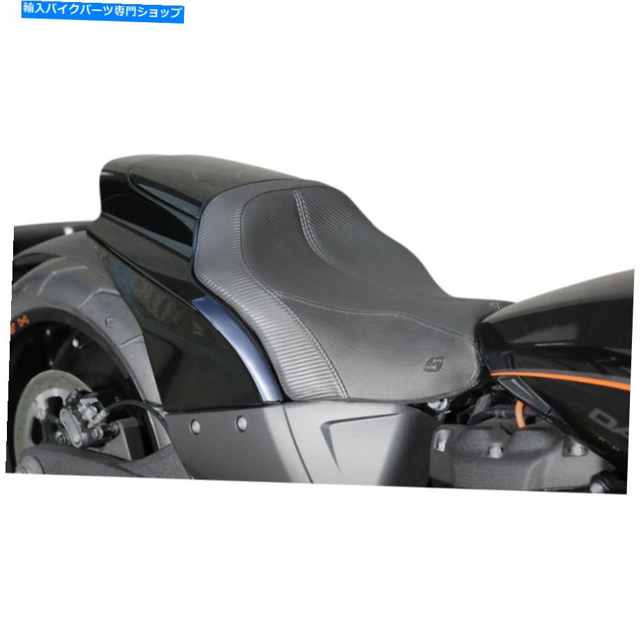 Seats Saddlemen GP-V1ソロシート-FXDR（黒）819-32-0043 Saddlemen GP-V1 Solo Seat - FXDR (Black) 819-32-0043【並行輸入品】