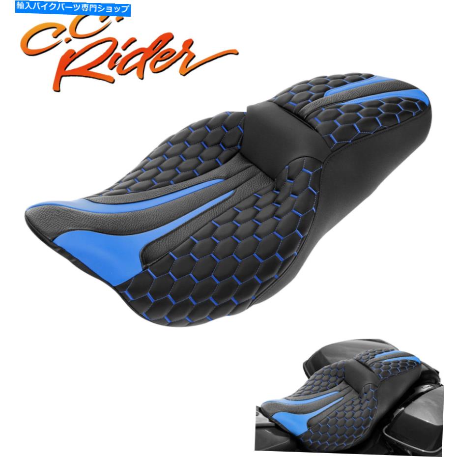 Seats C.C.ハーレーツーリングロードキンググライドに適したライダードライバーの旅客席09-23 C.C. RIDER Driver Passenger Seat Fit For Harley Touring Road King Glide 09-23【並行輸入品】｜Us Custom Parts Shop USDM