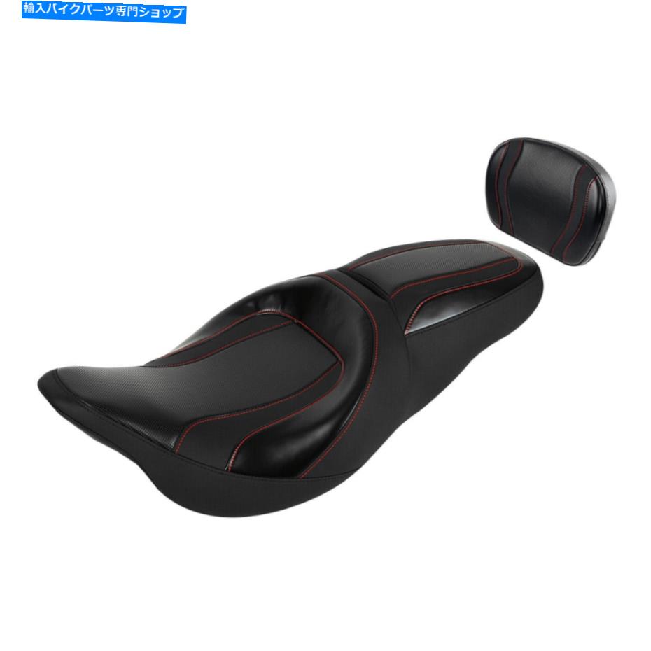 Seats ドライバーと助手席のシシーバーバックレストパッドハーレーツーリング2009-2022に適しています Driver & Passenger Seat Sissy Bar Backrest Pad Fit For Harley Touring 2009-2022【並行輸入品】
